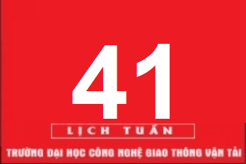 Lịch công tác tuần 41 năm 2021 (từ 04/10/2021 đến 10/10/2021)