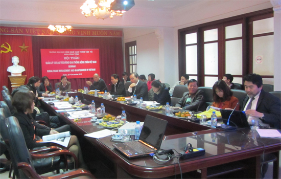 Hội thảo Quản lý và bảo trì đường giao thông nông thôn ở Việt Nam