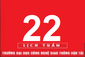 Lịch công tác tuần 22 năm 2022 (từ 30/5/2022 đến 05/6/2022)