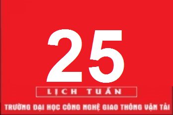 Lịch công tác tuần 25 năm 2021 (từ 14/6/2021 đến 20/6/2021)