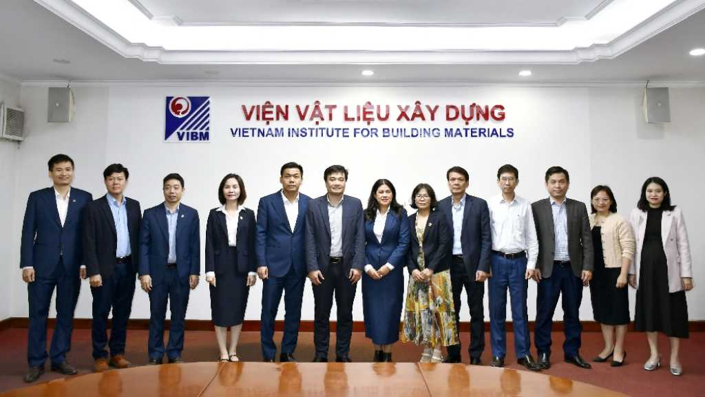 UTT làm việc với Viện Vật liệu Xây dựng (VIBM) về hợp tác, nghiên cứu, chuyển giao công nghệ, đào tạo và hợp tác quốc tế