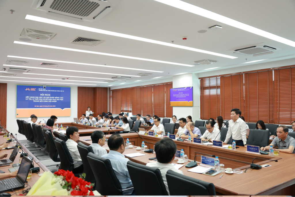Hội nghị “Xếp hạng đại học và giải pháp nâng cao uy tín, vị thế của cơ sở giáo dục đại học trong bối cảnh hội nhập”