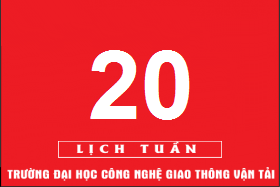 Lịch công tác tuần 20 năm 2018 (từ 14/5/2018 đến 20/5/2018)