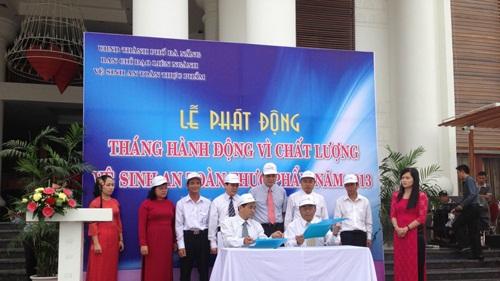 Thông báo triển khai Tháng hành động	vì chất lượng VSATTP năm 2017