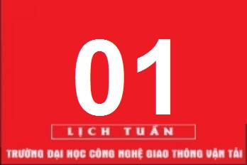 Lịch công tác tuần 01 năm 2022 (từ 03/01/2022 đến 09/01/2022)