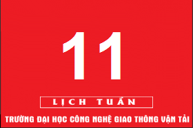 Lịch công tác tuần 11 năm 2019 (từ 11/03/2019 đến 17/03/2019)