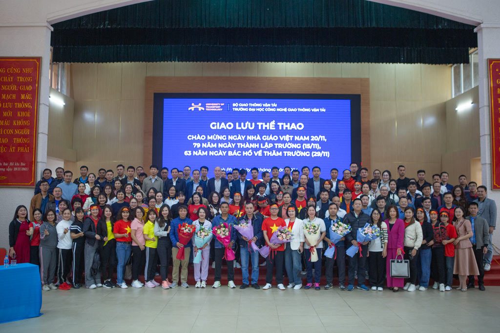 Chương trình Giao lưu thể thao kỷ niệm ngày Nhà giáo Việt Nam, 79 năm ngày thành lập Trường và 63 năm ngày Bác Hồ về thăm Trường
