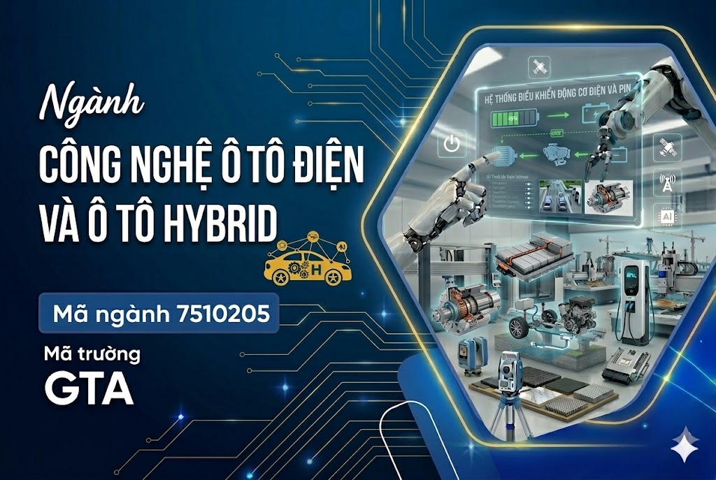 Chương trình đào tạo chuyên ngành Công nghệ ô tô điện và ô tô hybrid