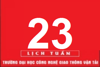 Lịch công tác tuần 23 năm 2020 (từ 01/6/2020 đến 07/6/2020)