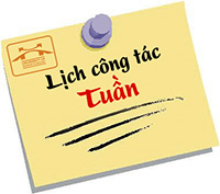 Lịch công tác tuần 26 năm 2016 (từ 27/06/2016 đến 03/07/2016)