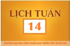 Lịch công tác tuần 14 năm 2017 (từ 03/4/2017 đến 09/4/2017)