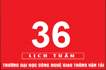 Lịch công tác tuần 36 năm 2019 (từ 02/9/2019 đến 08/9/2019)