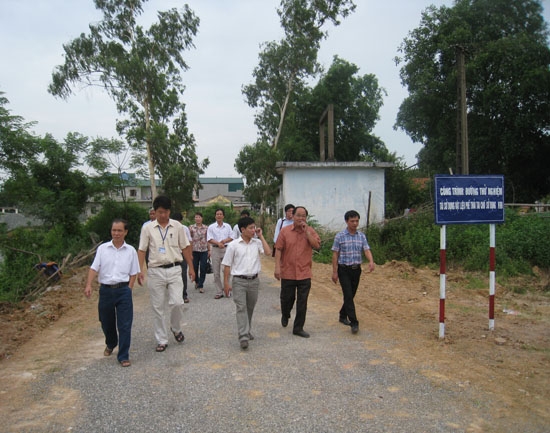 Vụ Môi trường, Bộ GTVT và Sở KHCN Vĩnh Phúc kiểm tra tiến độ thực hiện đề tài của Trường ĐH Công nghệ GTVT