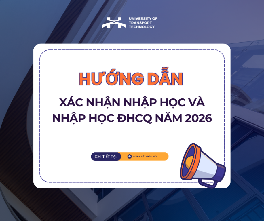 Hướng dẫn xác nhận nhập học và nhập học ĐHCQ năm 2026