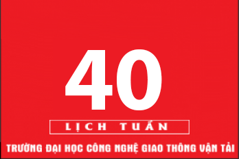 Lịch công tác tuần 40 năm 2019 (từ 30/9/2019 đến 06/10/2019)