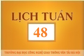 Lịch công tác tuần 48 năm 2017 (từ 27/11/2017 đến 03/12/2017)