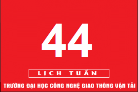 Lịch công tác tuần 44 năm 2018 (từ 29/10/2018 đến 04/11/2018)