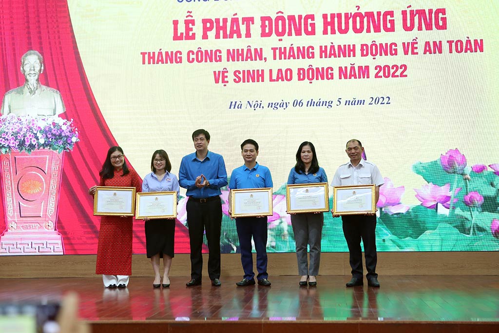 Công đoàn ngành GTVT Việt Nam phát động Tháng Công nhân, Tháng hành động về ATVSLĐ năm 2022