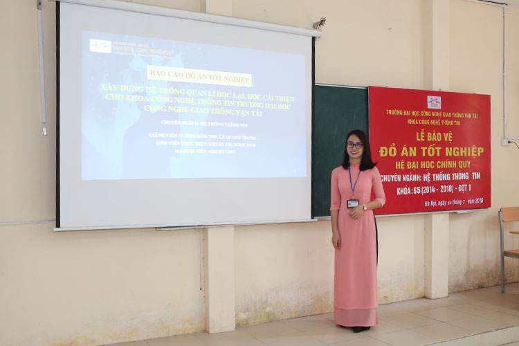 Khoa Công nghệ thông tin tổ chức bảo vệ đồ án tốt nghiệp cho sinh viên Khóa 65