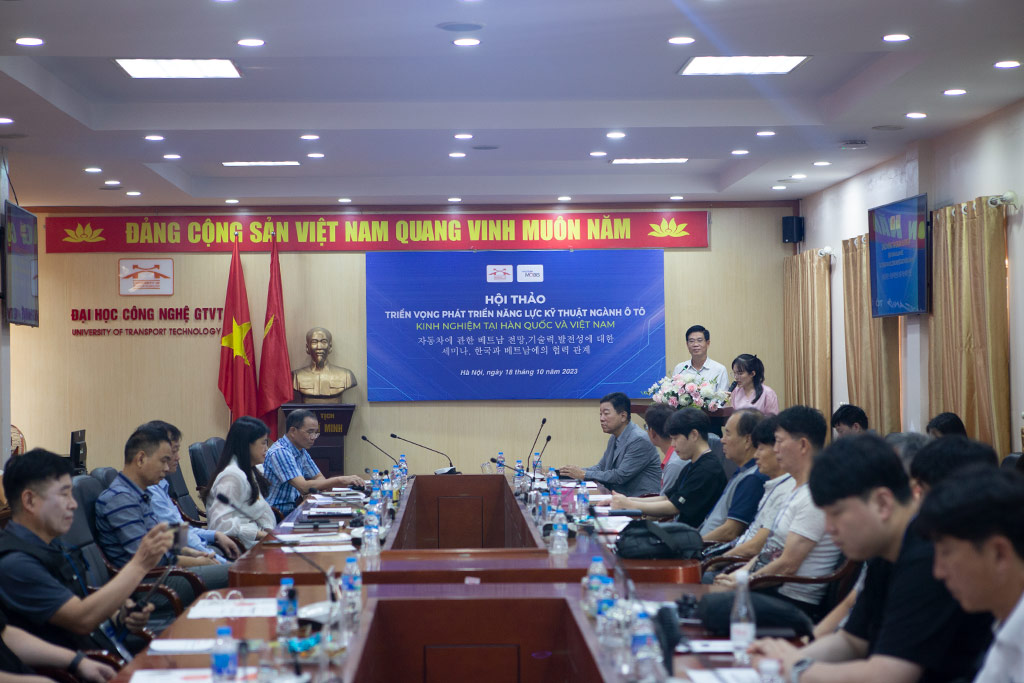 Seminar on prospects for developing technical skills in the automotive industry: Experiences from South Korea and Vietnam