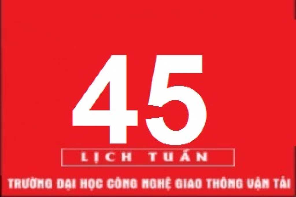 Lịch công tác tuần 45 năm 2022 (từ 07/11/2022 đến 13/11/2022)