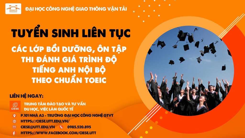 Thông báo mở lớp bồi dưỡng, ôn tập thi đánh giá trình độ tiếng Anh nội bộ đợt 2 năm 2023