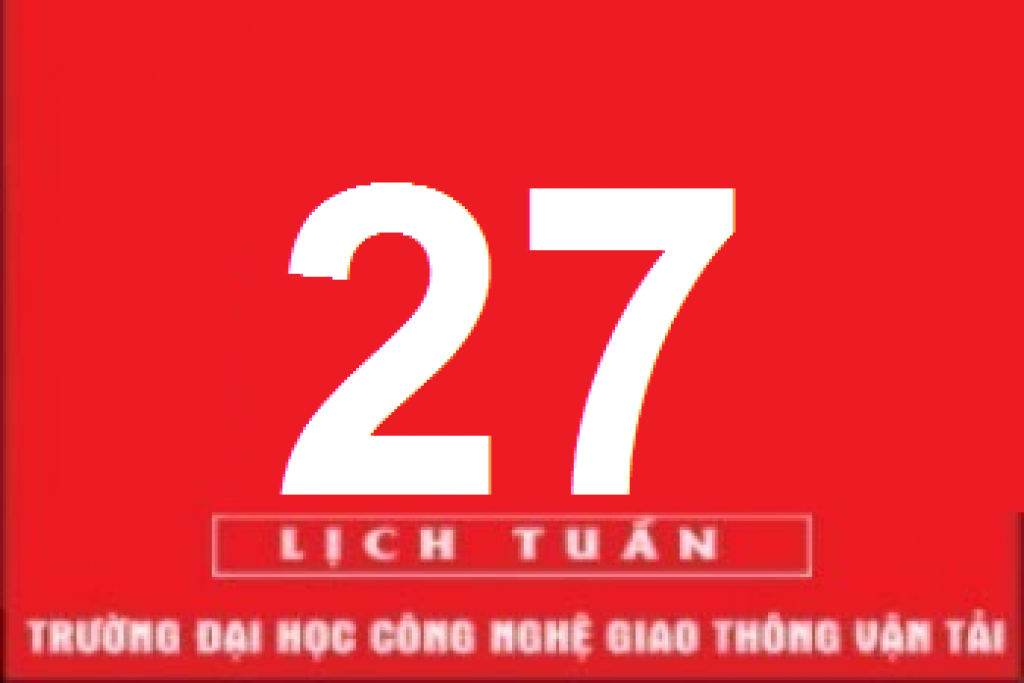 Lịch công tác tuần 27 năm 2023 (từ 03/7/2023 đến 09/7/2023)