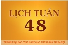 Lịch công tác tuần 48 năm 2016 (từ 28/11/2016 đến 04/12/2016)