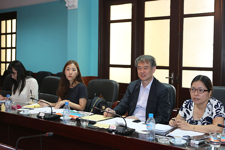 University of Transport Technology has received the delegation of DEEP, Korea