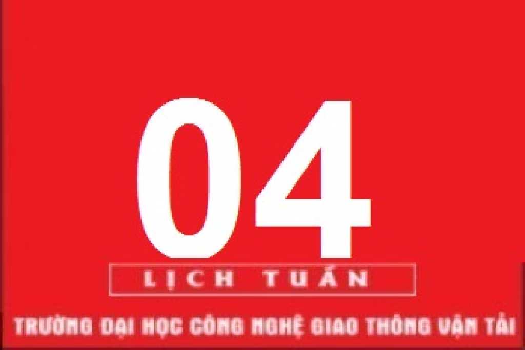 Lịch công tác tuần 04 năm 2023 (từ 23/01/2023 đến 29/01/2023)