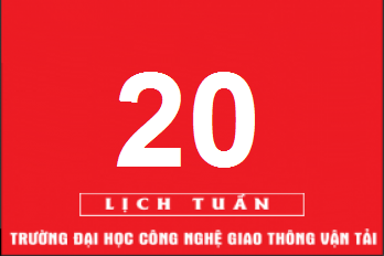 Lịch công tác tuần 20 năm 2019 (từ 13/5/2019 đến 19/5/2019)