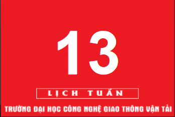 Lịch công tác tuần 13 năm 2019 (từ 25/03/2019 đến 31/03/2019)