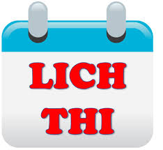Lịch thi lại kỳ 1 năm 2015-2016 khóa 63,64,65 (Dự kiến)