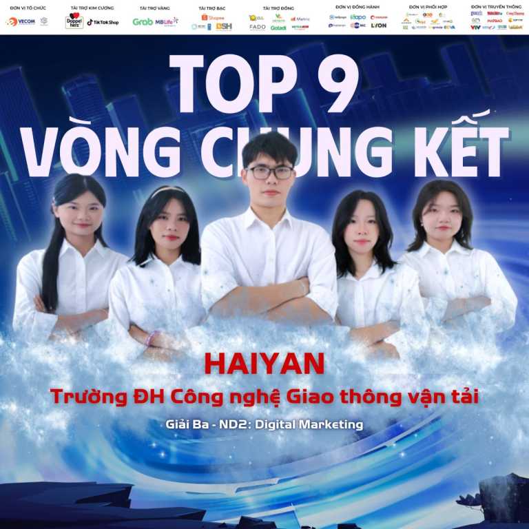 UTT Students Secure a Spot in the Top 9 of the National Finals of the Digital Business Contest 2025