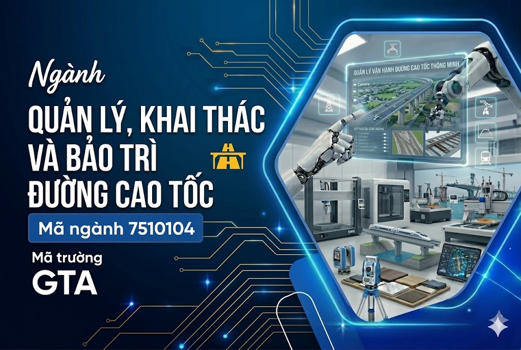 Chương trình đào tạo chuyên ngành Quản lý, khai thác và bảo trì đường cao tốc