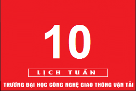 Lịch công tác tuần 10 năm 2019 (từ 04/03/2019 đến 10/03/2019)