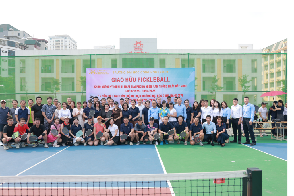 Khai mạc Giải Pickleball chào mừng 51 năm Ngày Giải phóng miền Nam, thống nhất đất nước và 15 năm đào tạo trình độ đại học