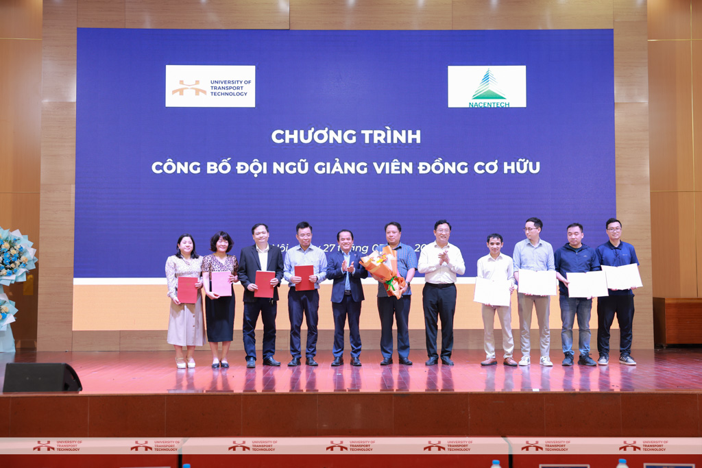 UTT - NACENTECH công bố đội ngũ giảng viên đồng cơ hữu, thúc đẩy hệ sinh thái đổi mới sáng tạo