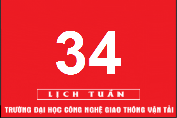 Lịch công tác tuần 34 năm 2019 (từ 19/8/2019 đến 25/8/2019)