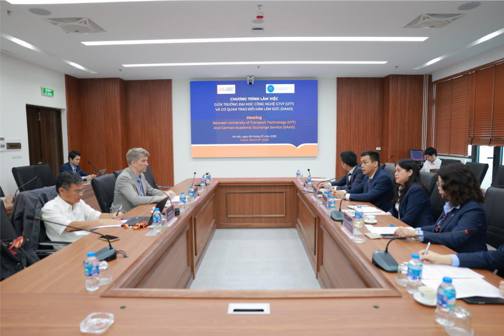 Trường Đại học Công nghệ GTVT tiếp và làm việc Cơ quan Trao đổi Hàn Lâm Đức (DAAD)