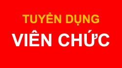 Thông báo Tuyển dụng viên chức năm 2018