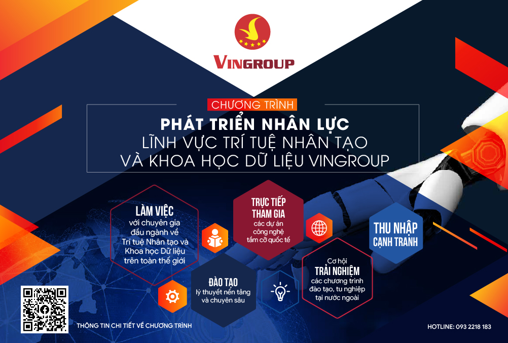 Chương trình Phát triển Nhân lực Lĩnh vực Trí tuệ Nhân tạo và Khoa học Dữ liệu VINGROUP
