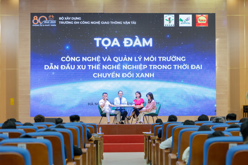 Tọa đàm Công nghệ và Quản lý môi trường: Dẫn đầu xu thế nghề nghiệp trong thời đại chuyển đổi xanh