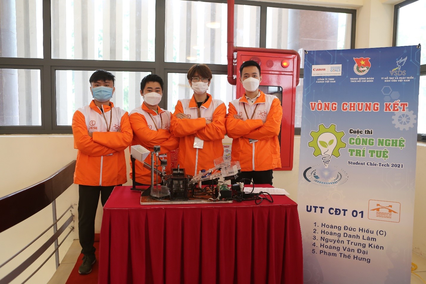 Sinh viên UTT tham gia chung kết cuộc thi Công nghệ trí tuệ Student Chie-Tech 2021