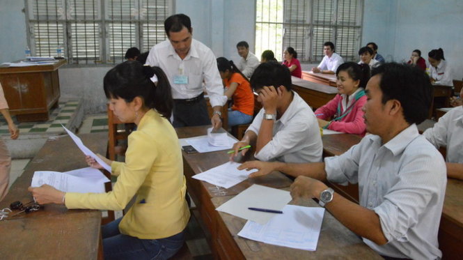 Thông báo Đăng ký thi thăng hạng viên chức lên chuyên viên chính năm 2017