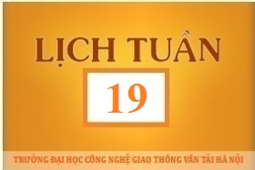 Lịch công tác tuần 19 năm 2017 (từ 08/5/2017 đến 14/5/2017)