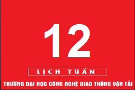 Lịch công tác tuần 12 năm 2019 (từ 18/03/2019 đến 24/03/2019)