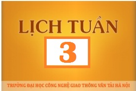 Lịch công tác tuần 03 năm 2017 (từ 16/01/2017 đến 22/01/2017)