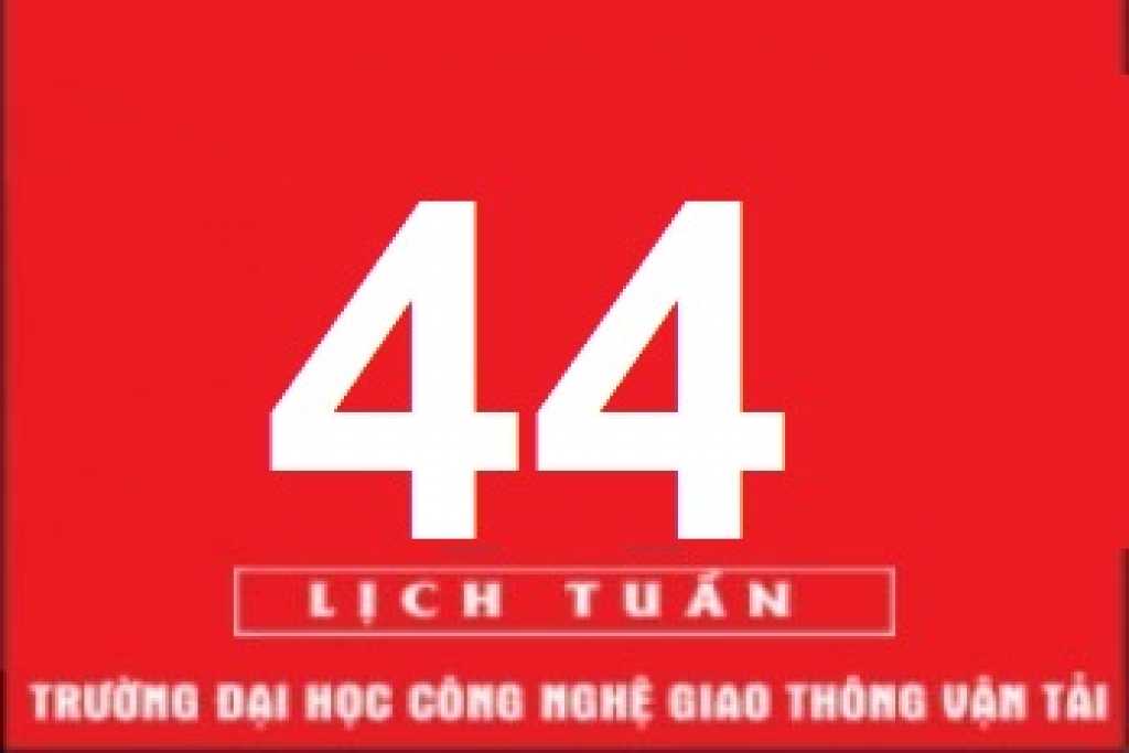 Lịch công tác tuần 44 năm 2022 (từ 31/10/2022 đến 06/11/2022)