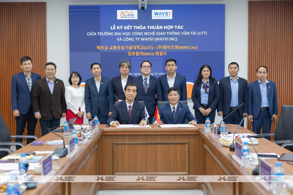 UTT Expands Cooperation with WAYS1 Group (Republic of Korea) in the Field of Intelligent Transportation
